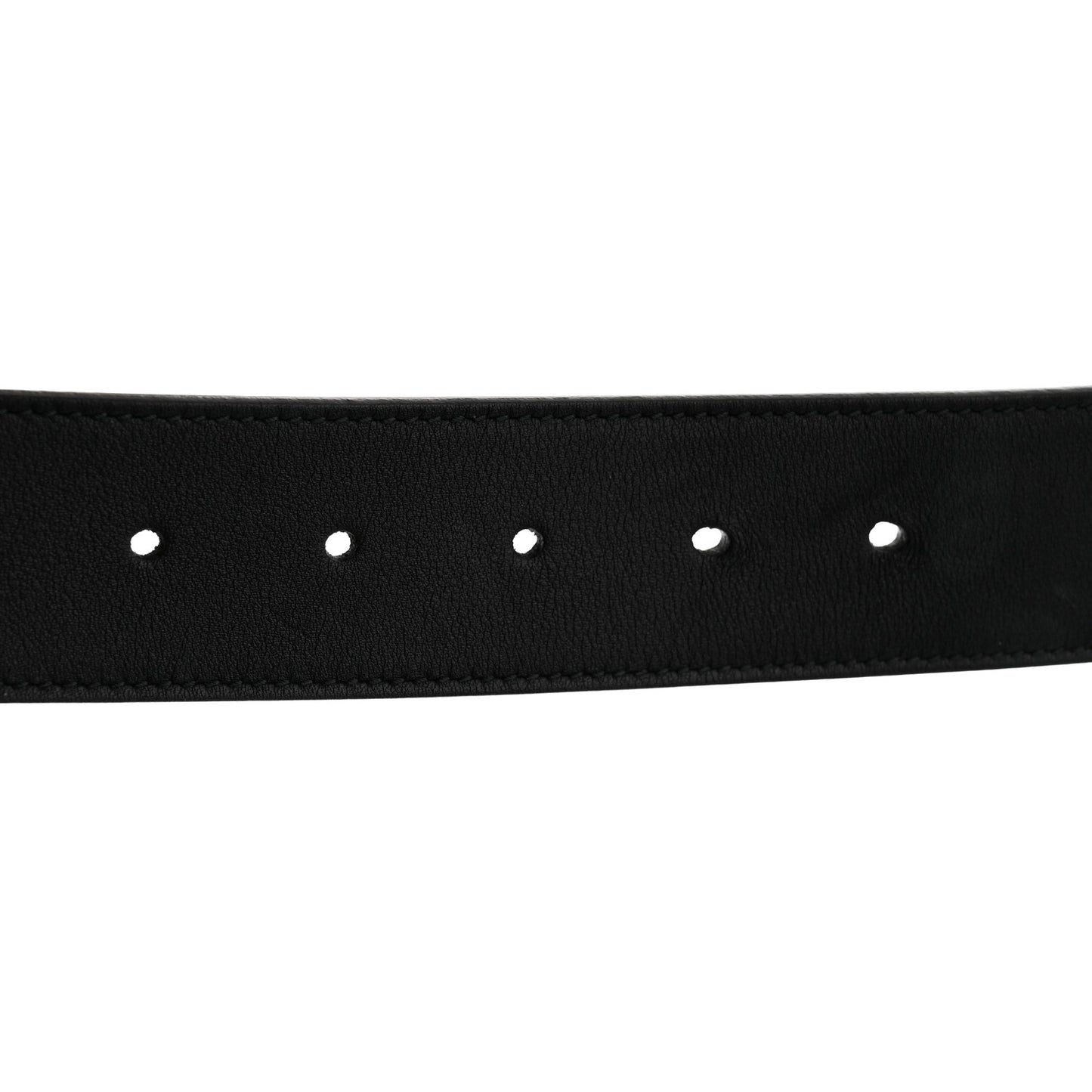 Moon Calfskin Double G 40mm Belt 105 42 Black