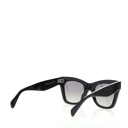 Celine Acetate Polarized Cat Eye Sunglasses CL4004IN Black 4 of 6