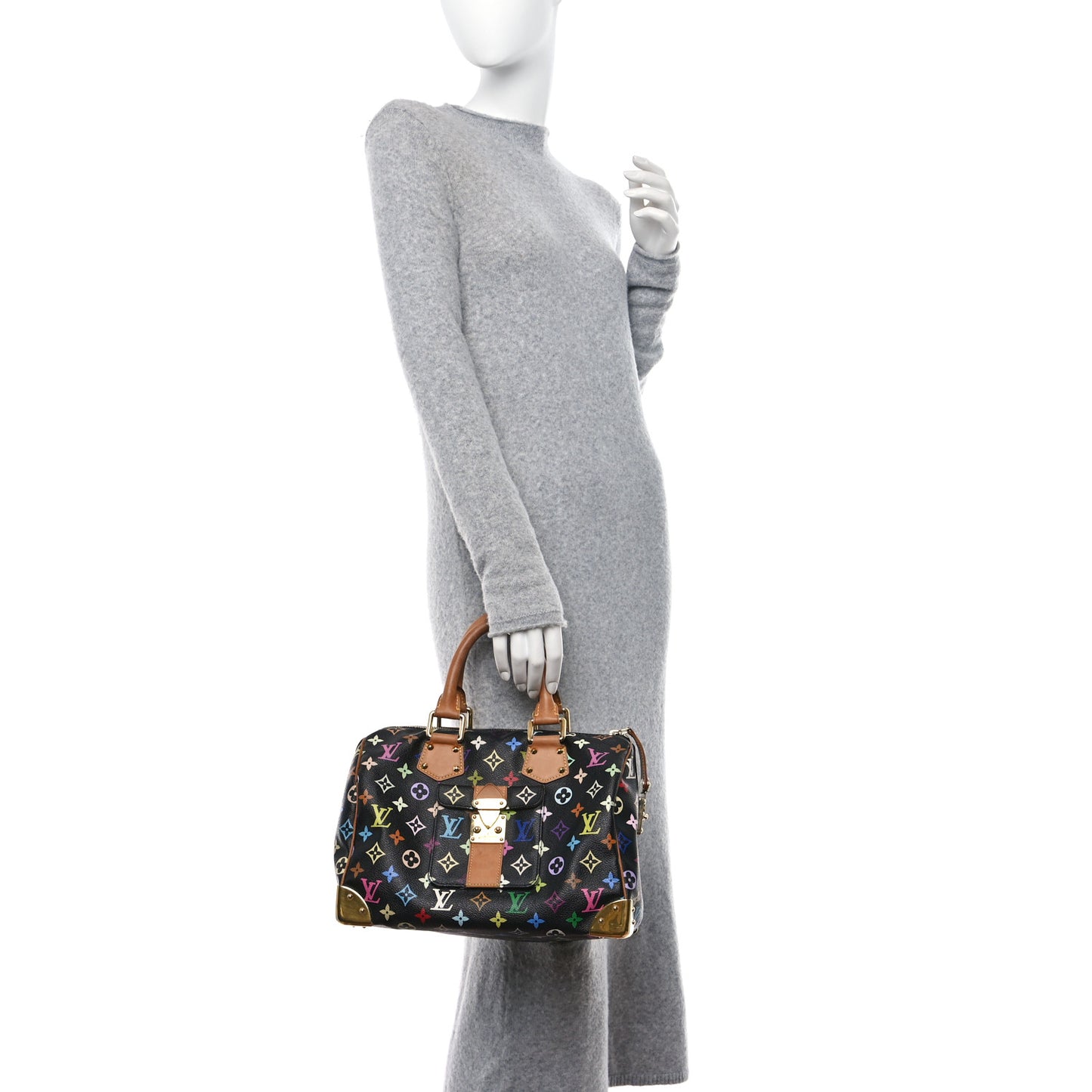 Monogram Multicolor Speedy 30 Black
