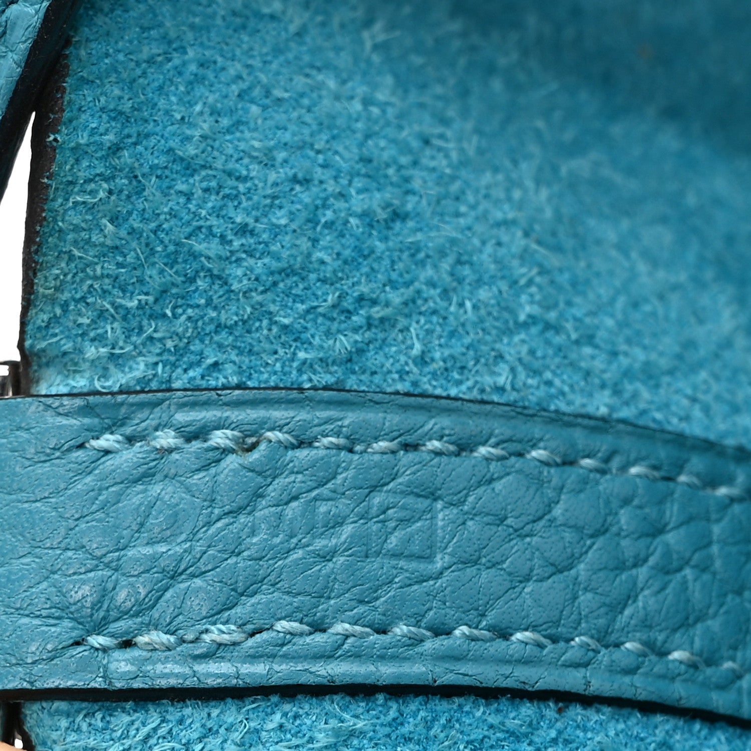 Hermes Taurillon Clemence Picotin Lock 22 MM Bleu Izmir 7 of 10