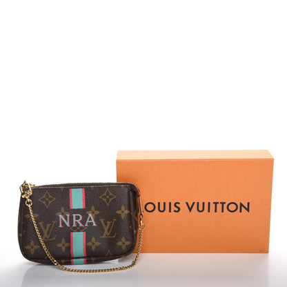 Louis Vuitton Monogram My LV Heritage Mini Pochette Accessories Turquoise Fuchsia 8 of 8