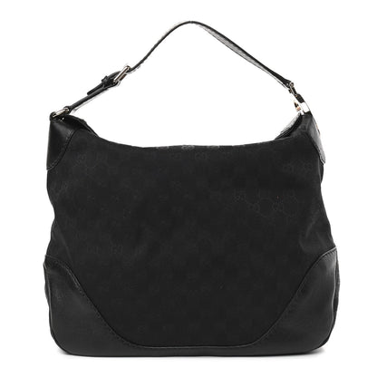 Gucci Monogram Medium Charlotte Hobo Black 1 of 9