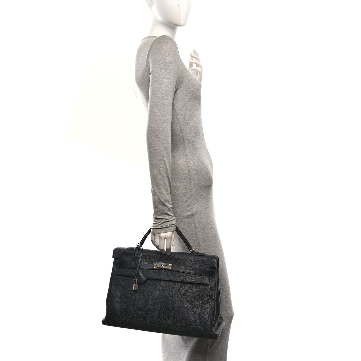 Hermes Togo Kelly Retourne 40 Black 2 of 10