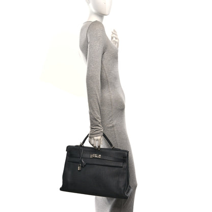 Hermes Togo Kelly Retourne 40 Black 2 of 10