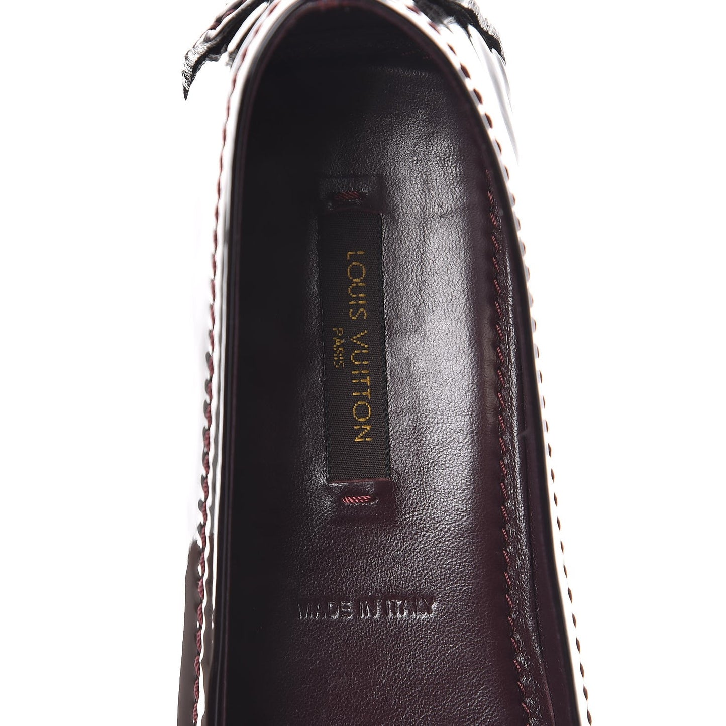 Patent Oxford Ballerina Flats 37.5 Amarante