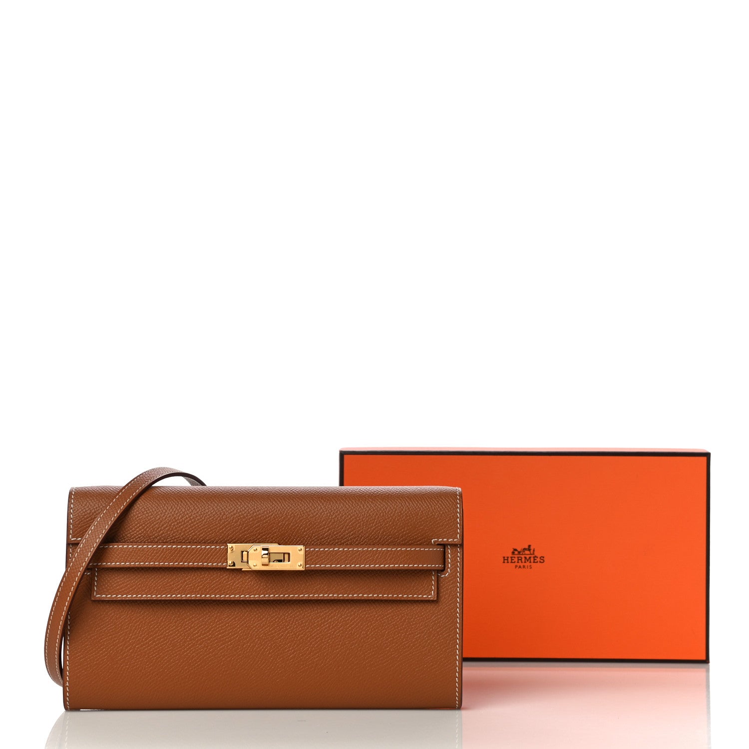 Hermes Epsom Kelly Wallet To Go Gold 10 of 10
