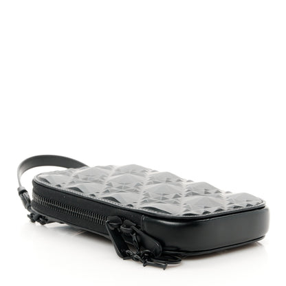 Christian Dior Calfskin Cannage Diamond Cannage Phone Holder Black 4 of 10