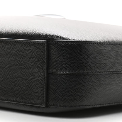 Saint Laurent Grain de Poudre Medium Museum Briefcase Black 10 of 10
