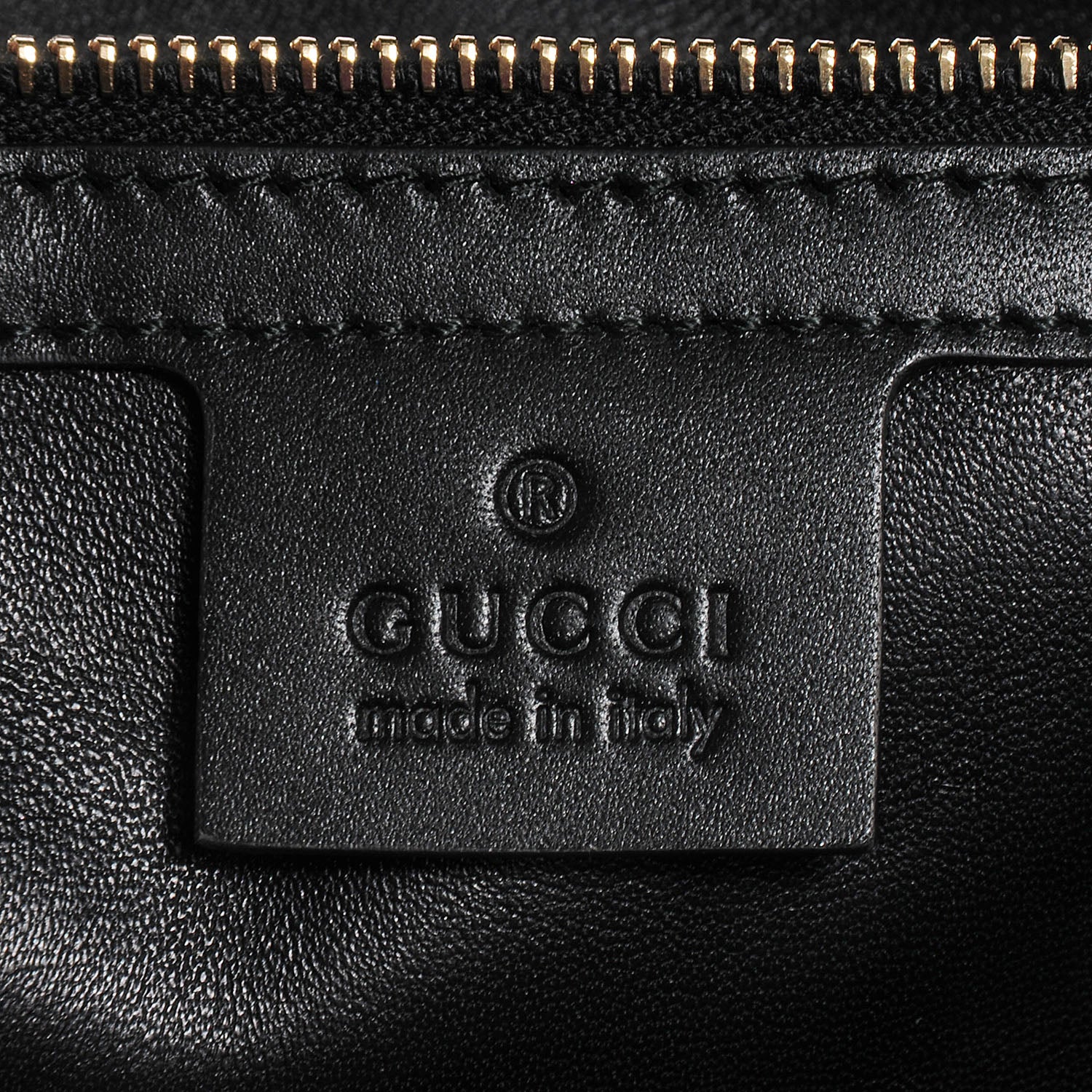 Gucci Craft Zebra Print Calf Hair Tote Black 7 of 8