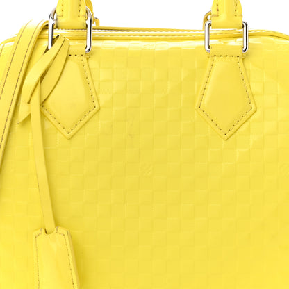 Louis Vuitton Damier Facette Speedy Cube PM Yellow 8 of 16