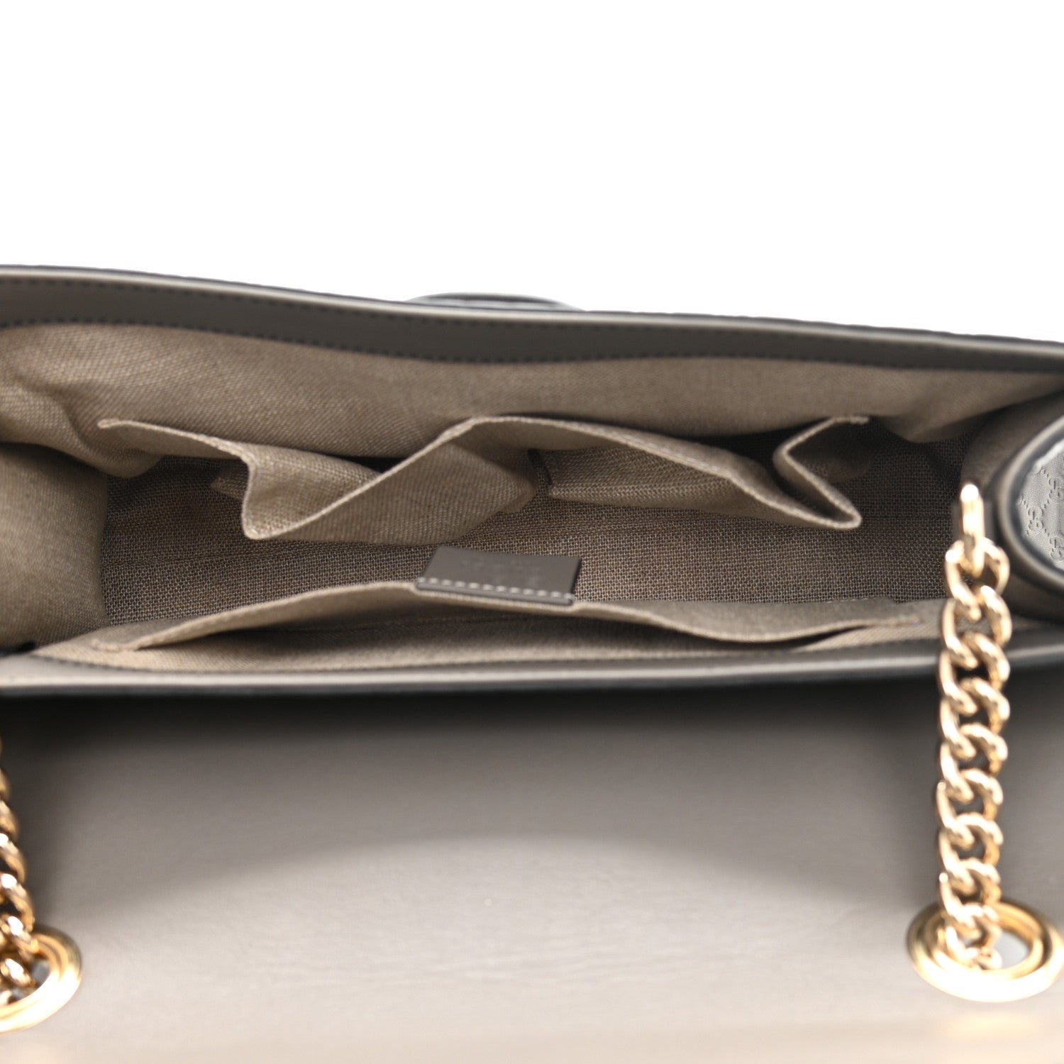 Gucci Soft Microguccissima Medium Emily Chain Shoulder Bag Loess 5 of 11