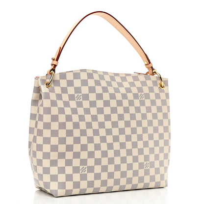 Louis Vuitton Damier Azur Graceful PM Rose Ballerine 3 of 8