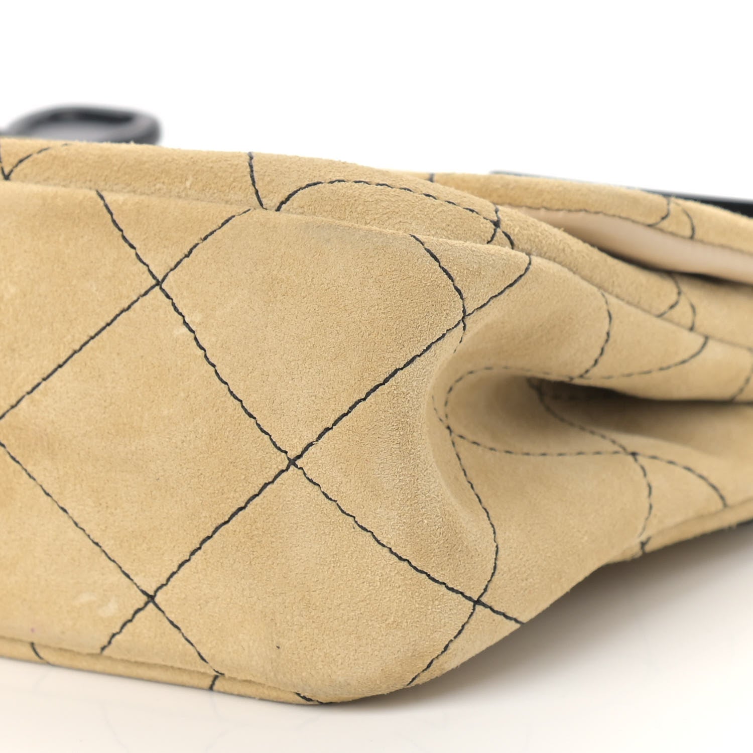 Chanel Suede Quilted 2.55 Reissue Hanger Flap 225 Beige 10 of 10