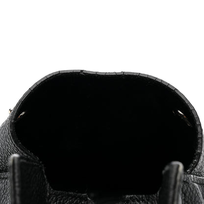 Saint Laurent Grained Calfskin Medium Cabas Rive Gauche Black 37 of 41