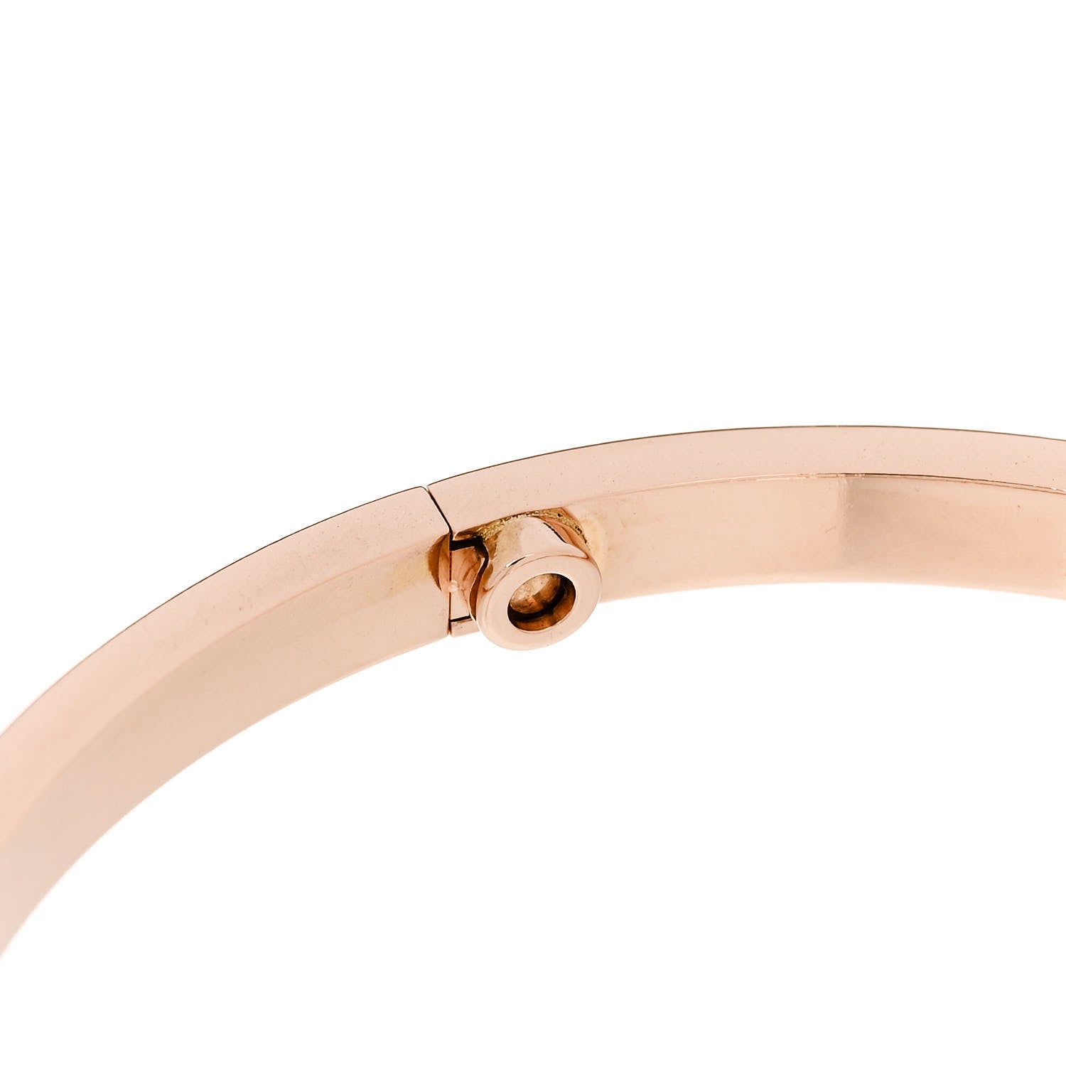 Cartier 18K Pink Gold Diamond Small LOVE Paved Bracelet 17 7 of 8