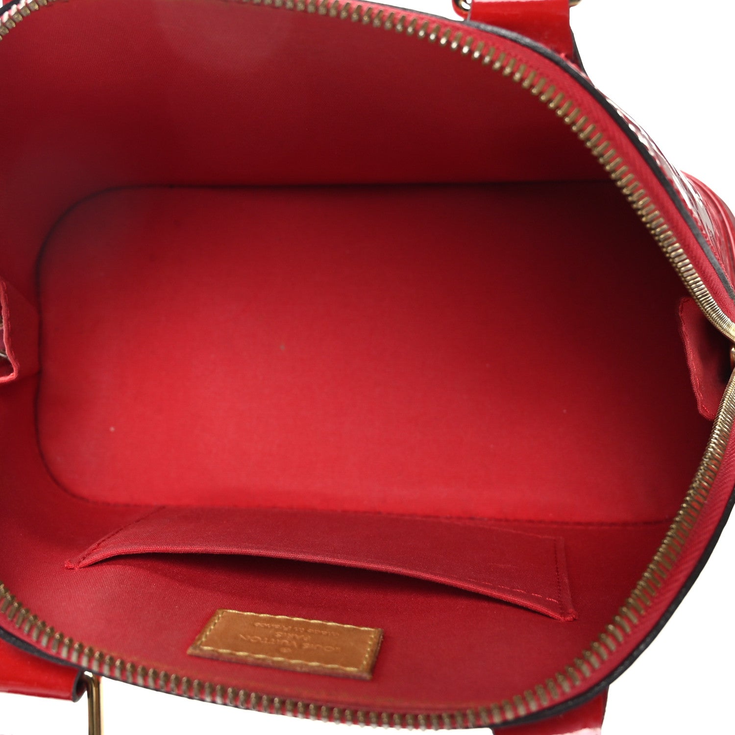 Louis Vuitton Vernis Alma BB Cherry 5 of 8