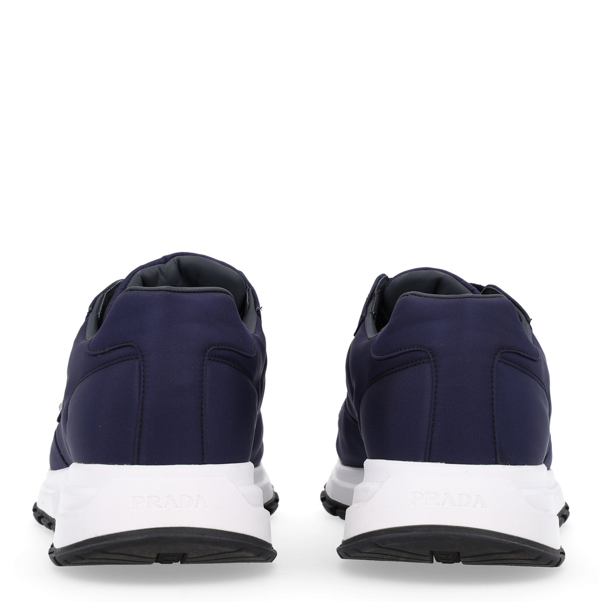 Prada Re-Nylon Spazzolato Metal Triangle Logo Mens Prax 01 Sneakers 9.5 Navy 6 of 10