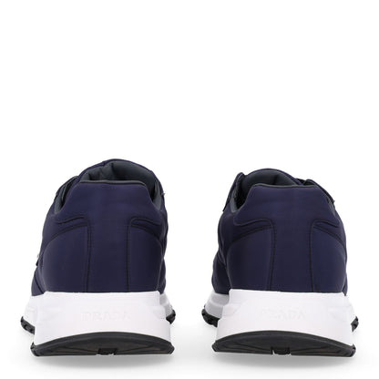 Prada Re-Nylon Spazzolato Metal Triangle Logo Mens Prax 01 Sneakers 9.5 Navy 6 of 10