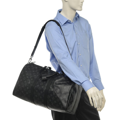Louis Vuitton Monogram Eclipse Keepall Bandouliere 45 2 of 8