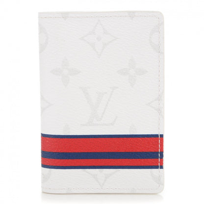 Louis Vuitton Monogram Stripes Pocket Organizer NM White 1 of 7