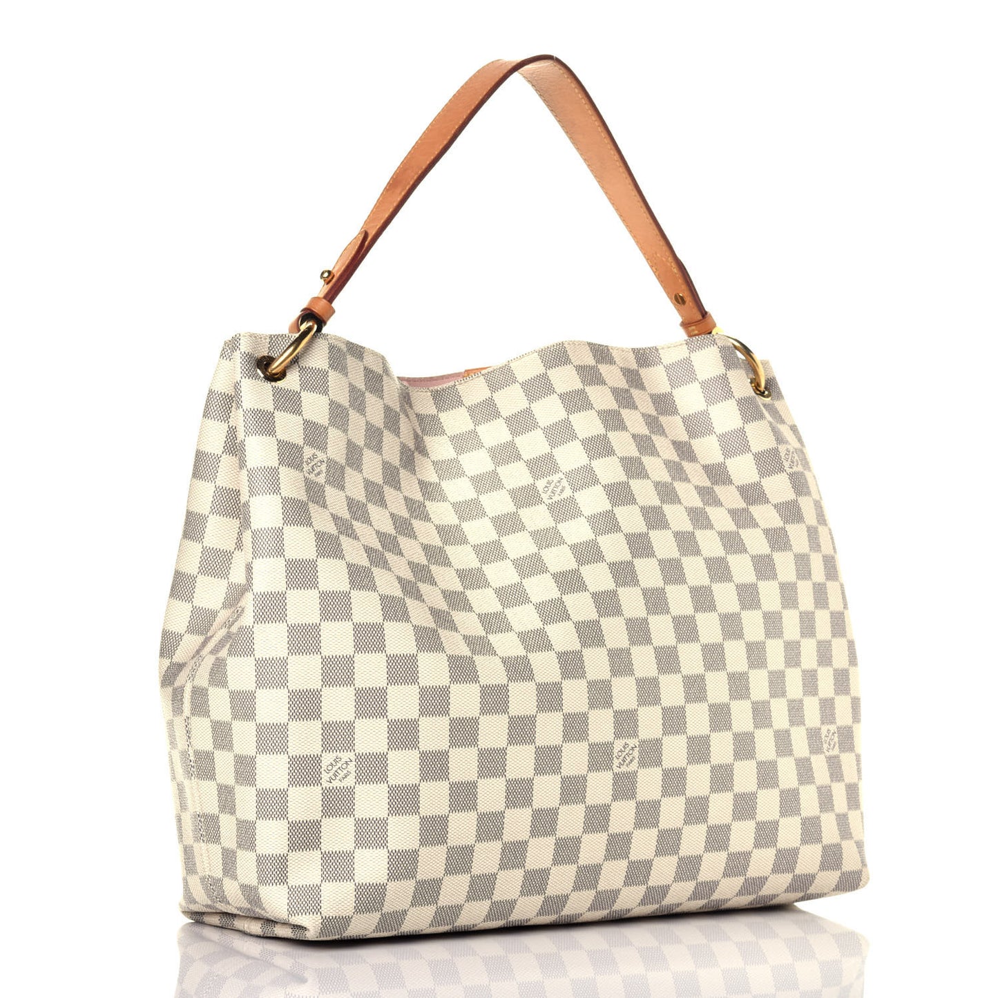 Damier Azur Graceful MM Rose Ballerine