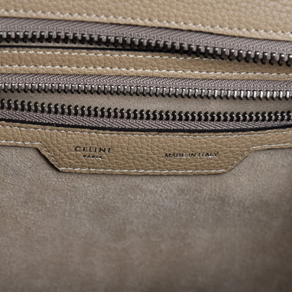 Celine Drummed Calfskin Micro Luggage Dune 6 of 6