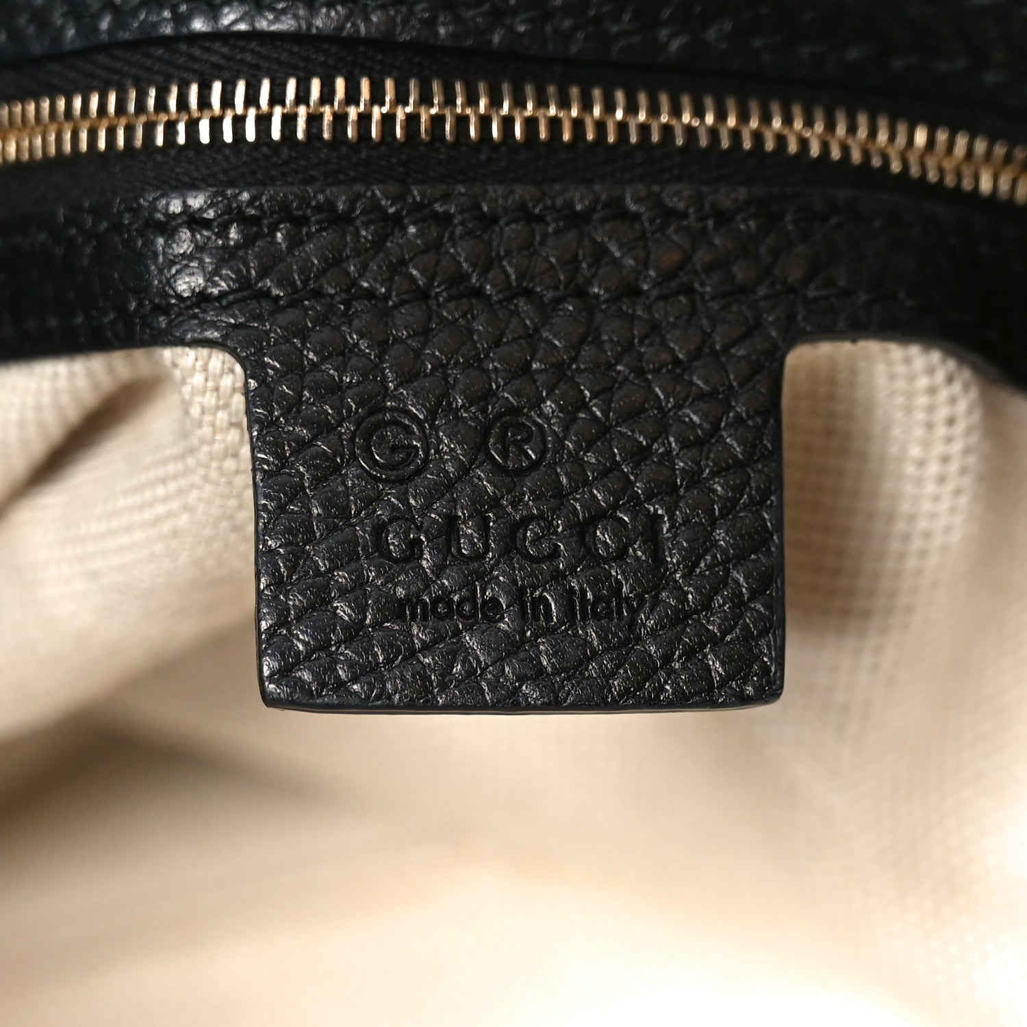 Gucci Pebbled Calfskin Large Soho Hobo Black 6 of 10