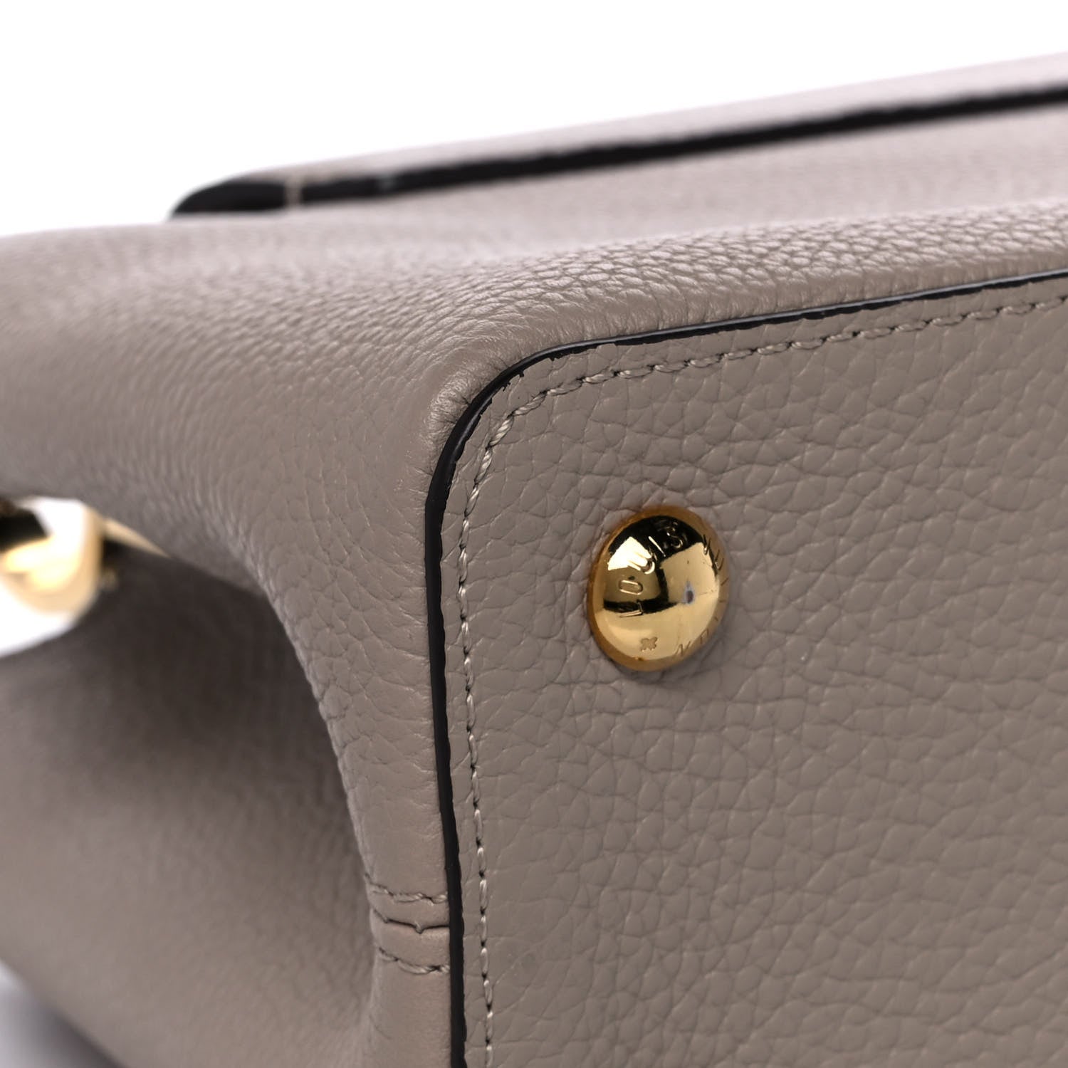 Louis Vuitton Taurillon Capucines PM Galet 12 of 13