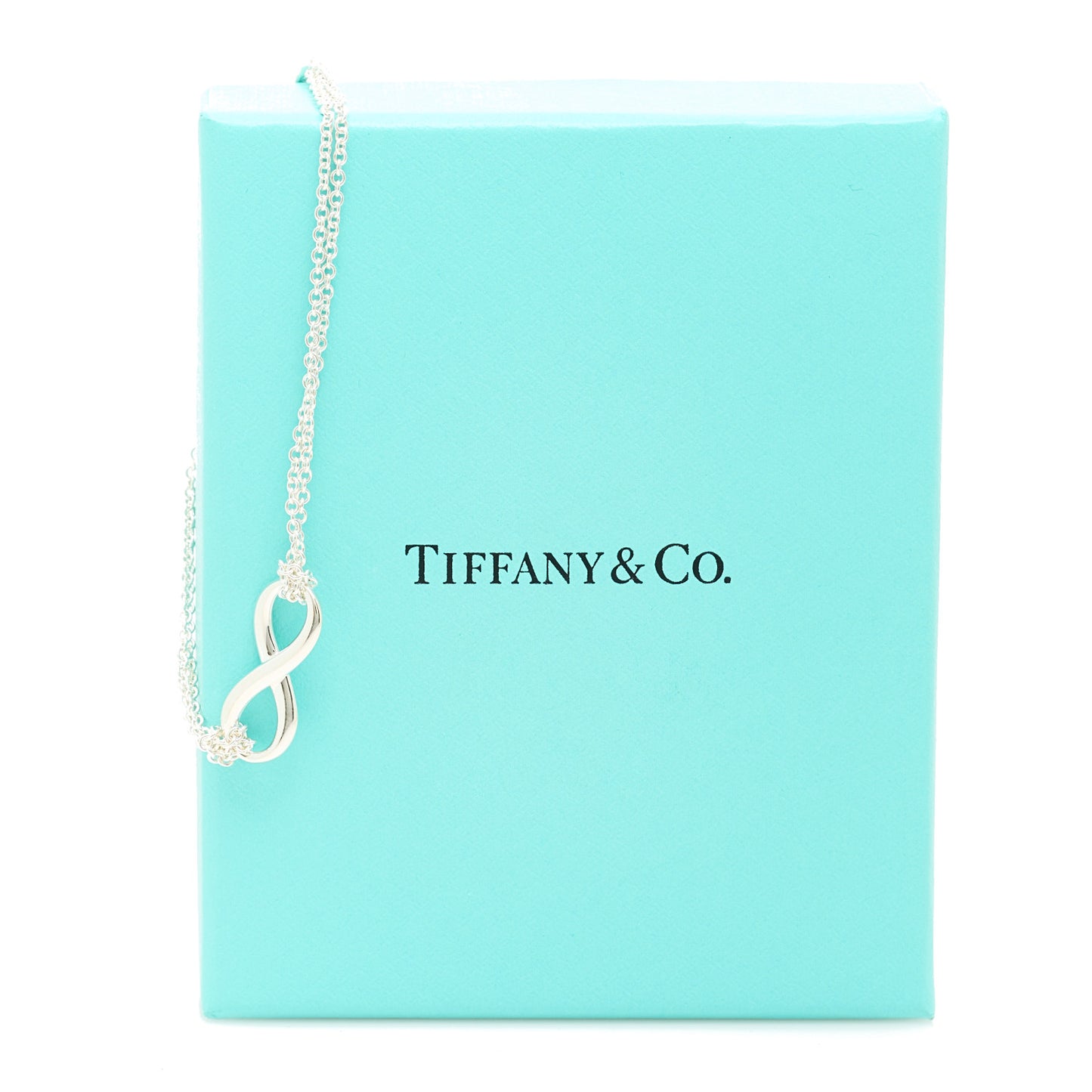 Sterling Silver Infinity Double Chain Bracelet