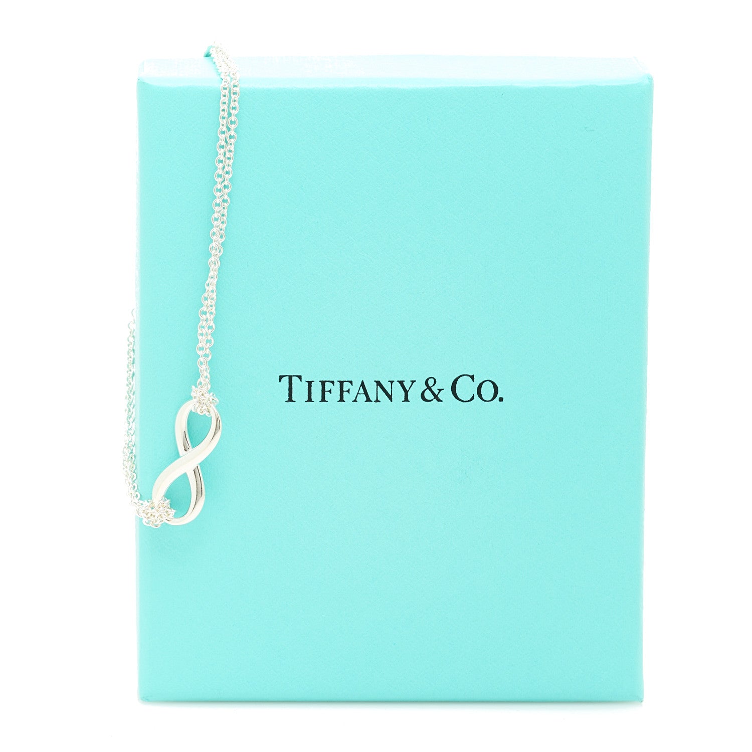 Tiffany Sterling Silver Infinity Double Chain Bracelet 5 of 5