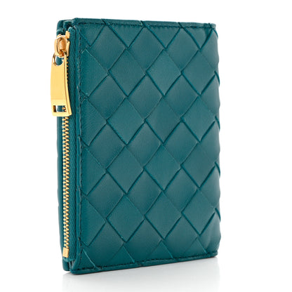 Bottega Veneta Nappa Intrecciato Bifold Zip Wallet Mallard 3 of 6