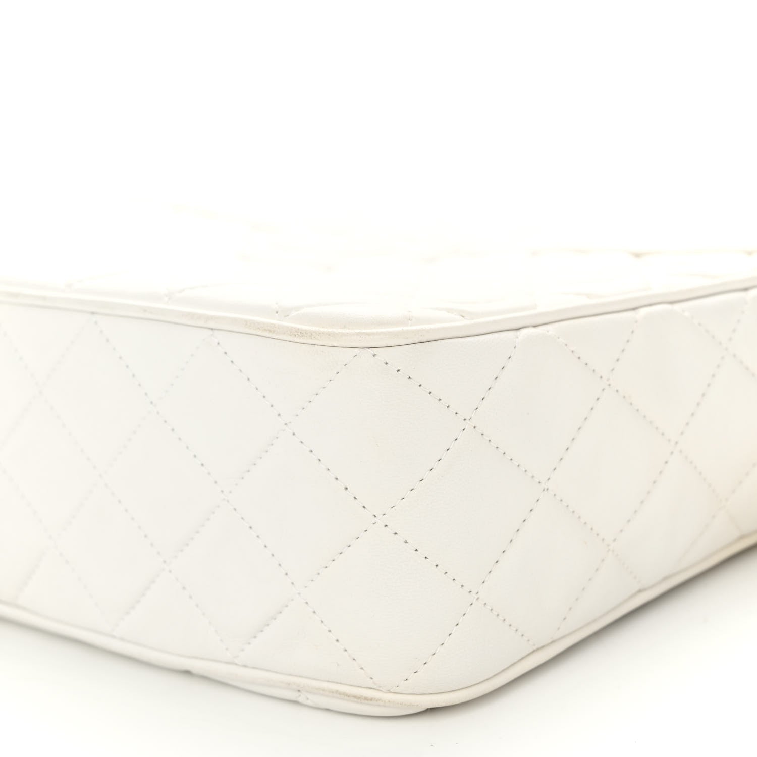 Chanel Lambskin Quilted Tassel Camera Case White 11 of 11