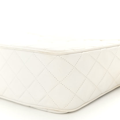 Chanel Lambskin Quilted Tassel Camera Case White 11 of 11