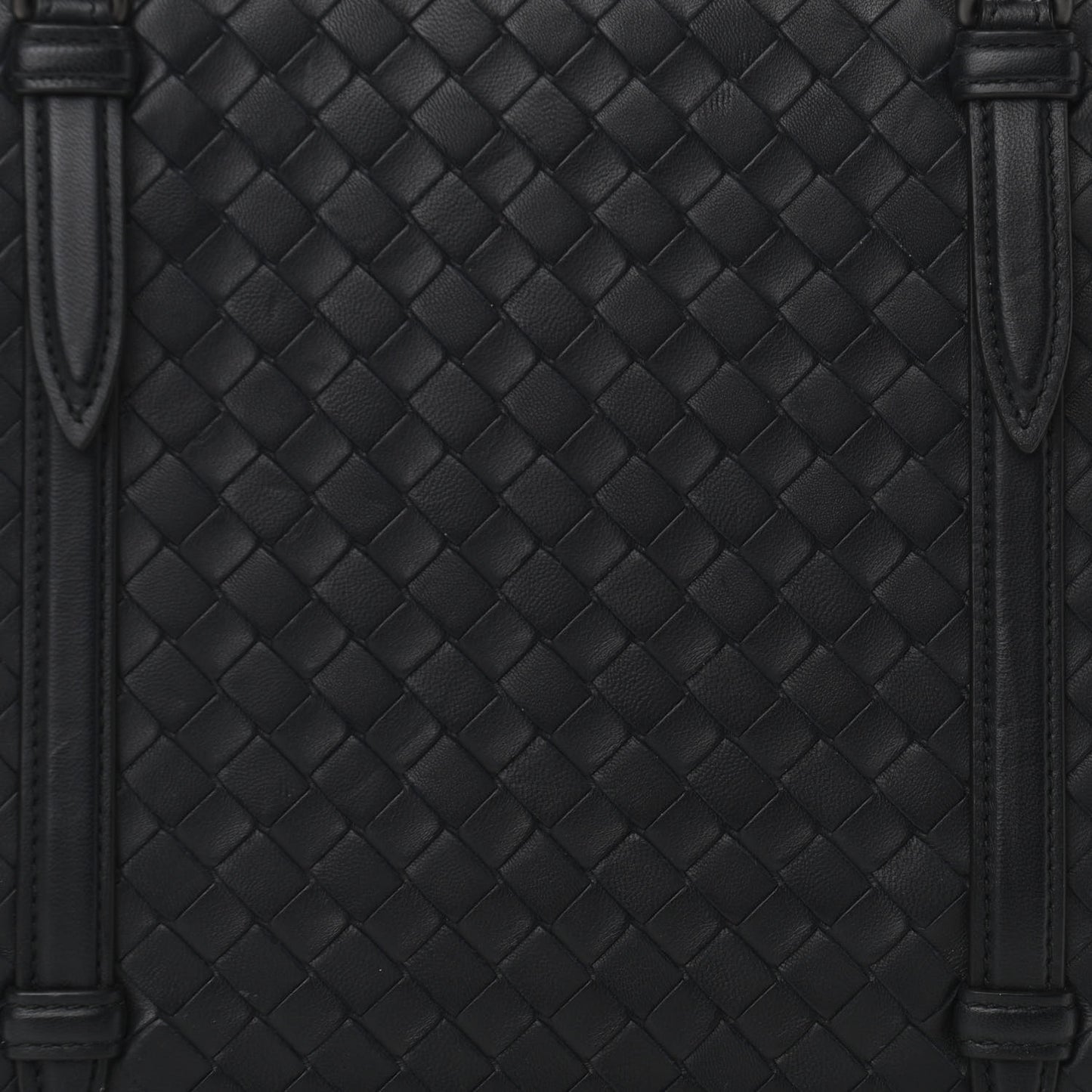 Nappa Intrecciato Shoulder Bag Black