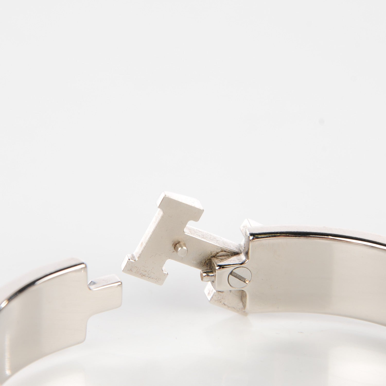 Hermes Enamel Narrow Clic Clac H Bracelet PM Orange Fruite 5 of 6