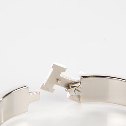 Hermes Enamel Narrow Clic Clac H Bracelet PM Orange Fruite 5 of 6