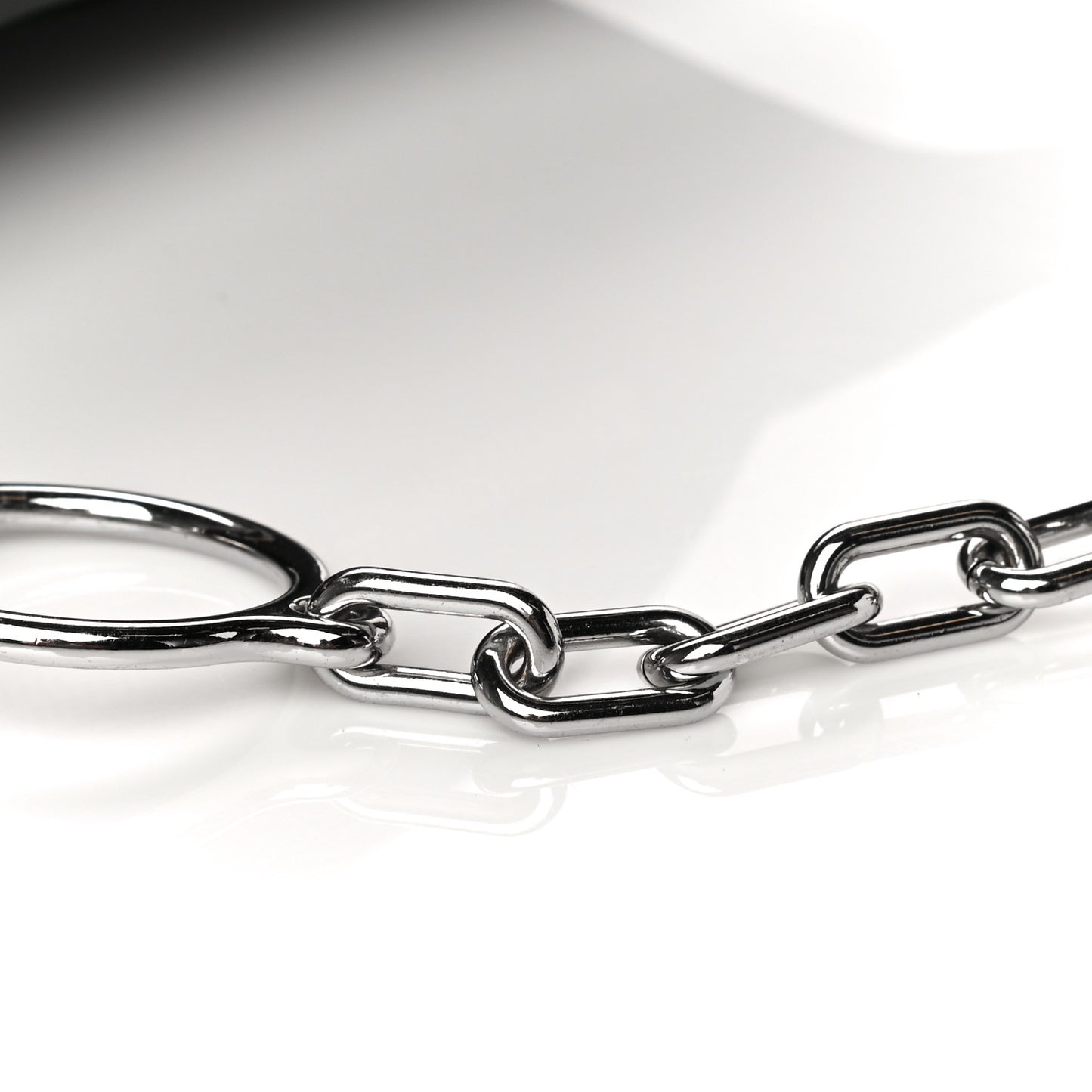Calfskin Chain Ace Belt Bag Black