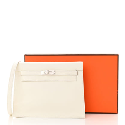 Hermes Evercolor Kelly Danse II Belt Bag White 11 of 11