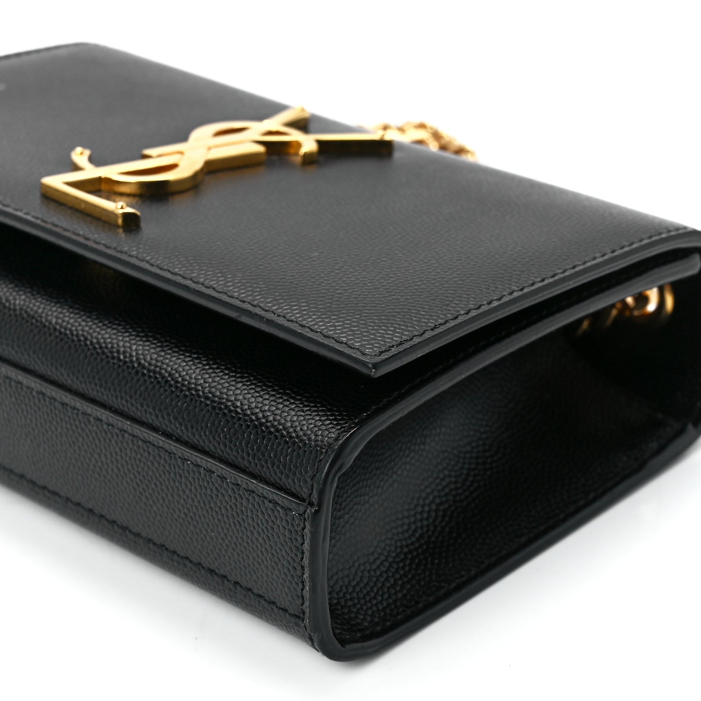 Grain De Poudre Small Monogram Kate Satchel Black