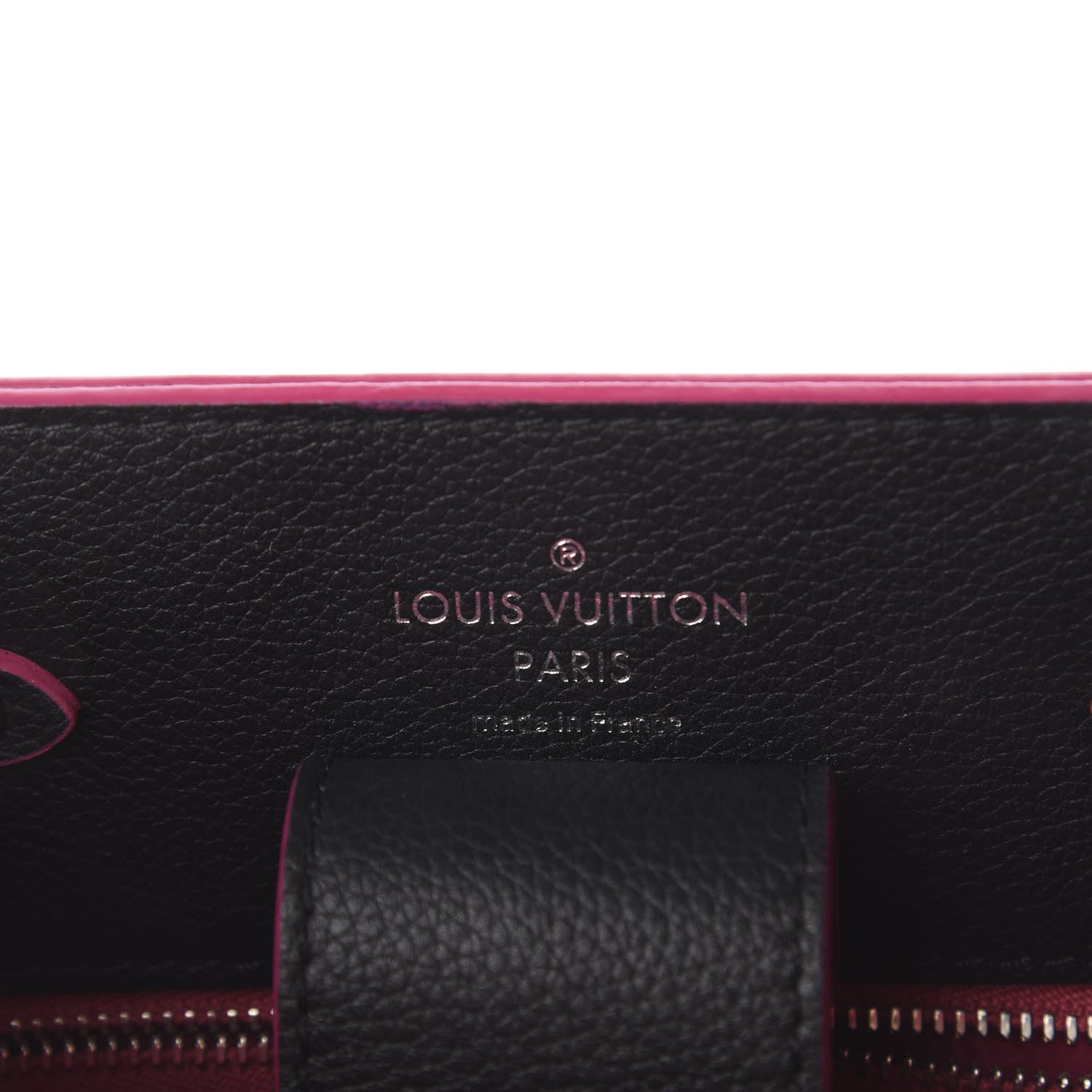 Louis Vuitton Calfskin Lockme Bucket Black 7 of 7