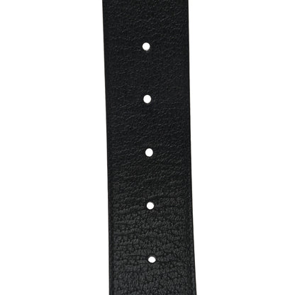 Gucci Textured Calfskin Double G 40mm Belt 80 32 Black 6 of 6