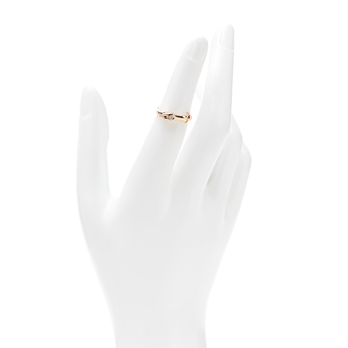 18K Rose Gold Diamond TPM Galop Ring 49 4.75