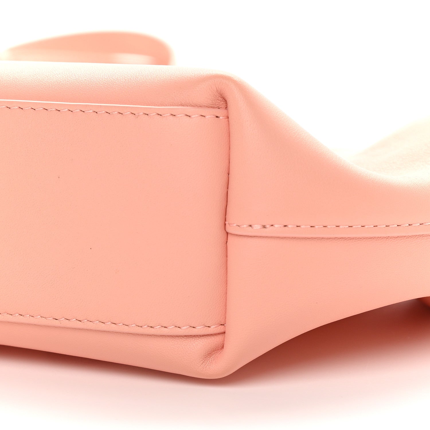 Bottega Veneta Calfskin Small The Point Triangle Bag Peachy 8 of 8