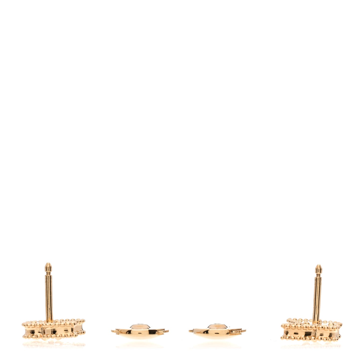 18K Yellow Gold Mother of Pearl Sweet Alhambra Butterfly Earrings