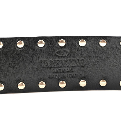Valentino Garavani Lambskin Rockstud Spike Shoulder Strap Black 3 of 4