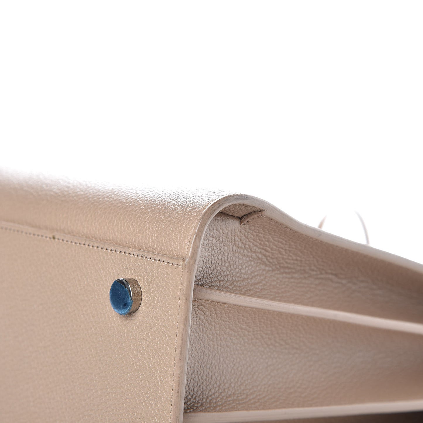 Grained Calfskin Small Sac De Jour Dark Beige
