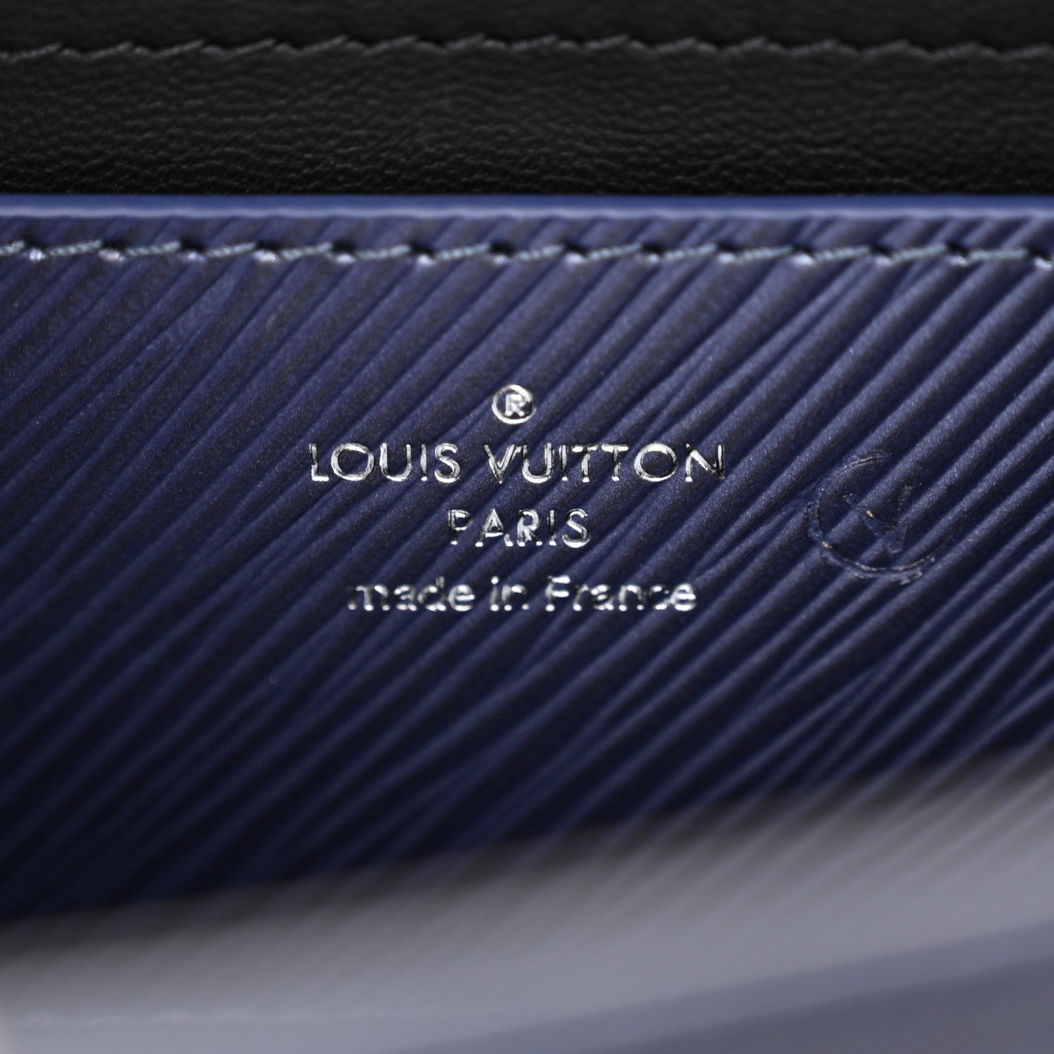 Louis Vuitton Epi Twist Shoulder Bag MM Indigo 7 of 10