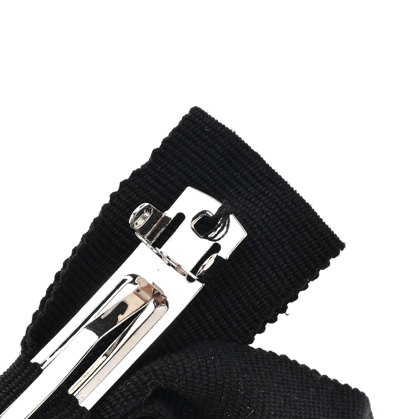 Grosgrain Bow CC Hair Clip Black