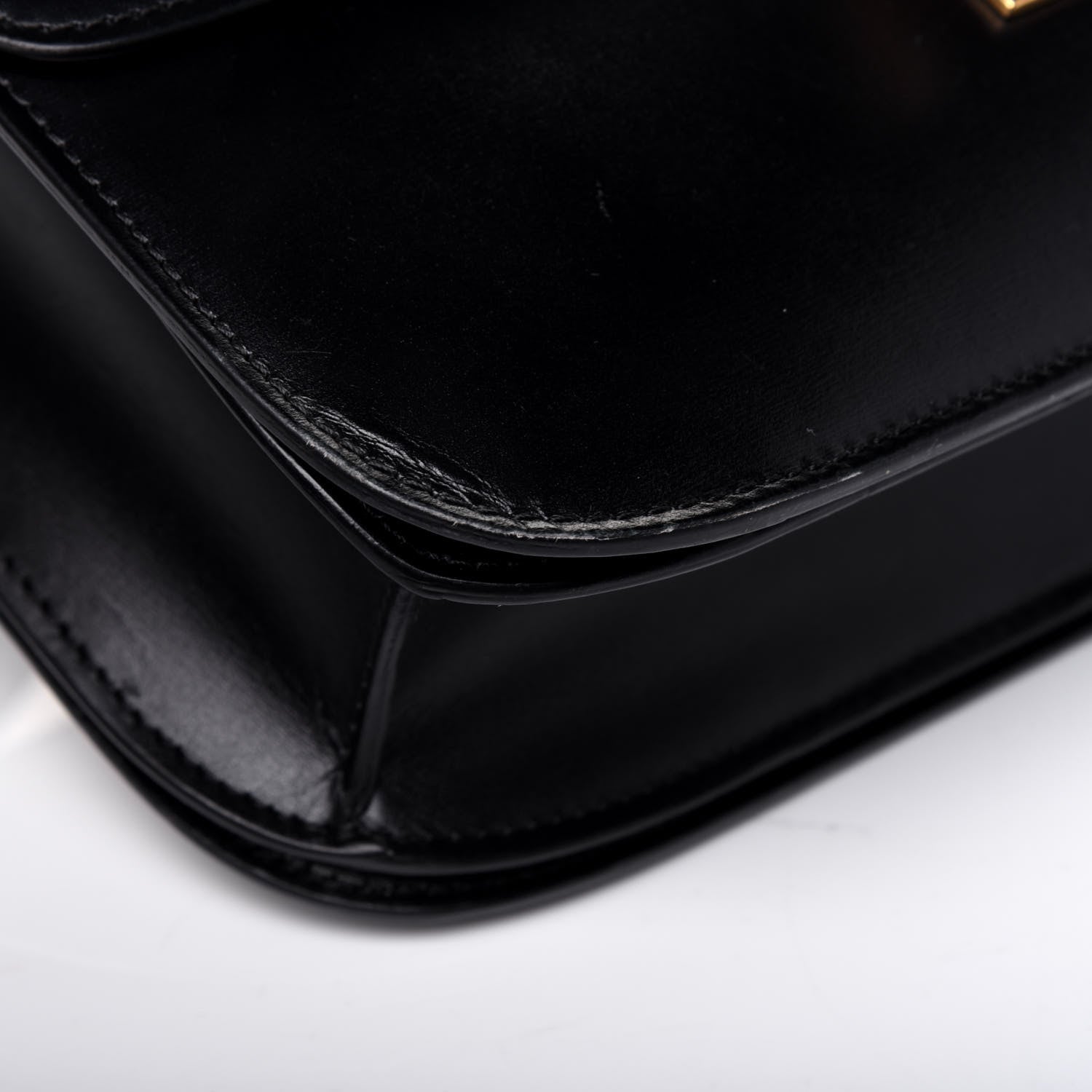 Celine Box Calfskin Medium Classic Box Flap Bag Black 16 of 20