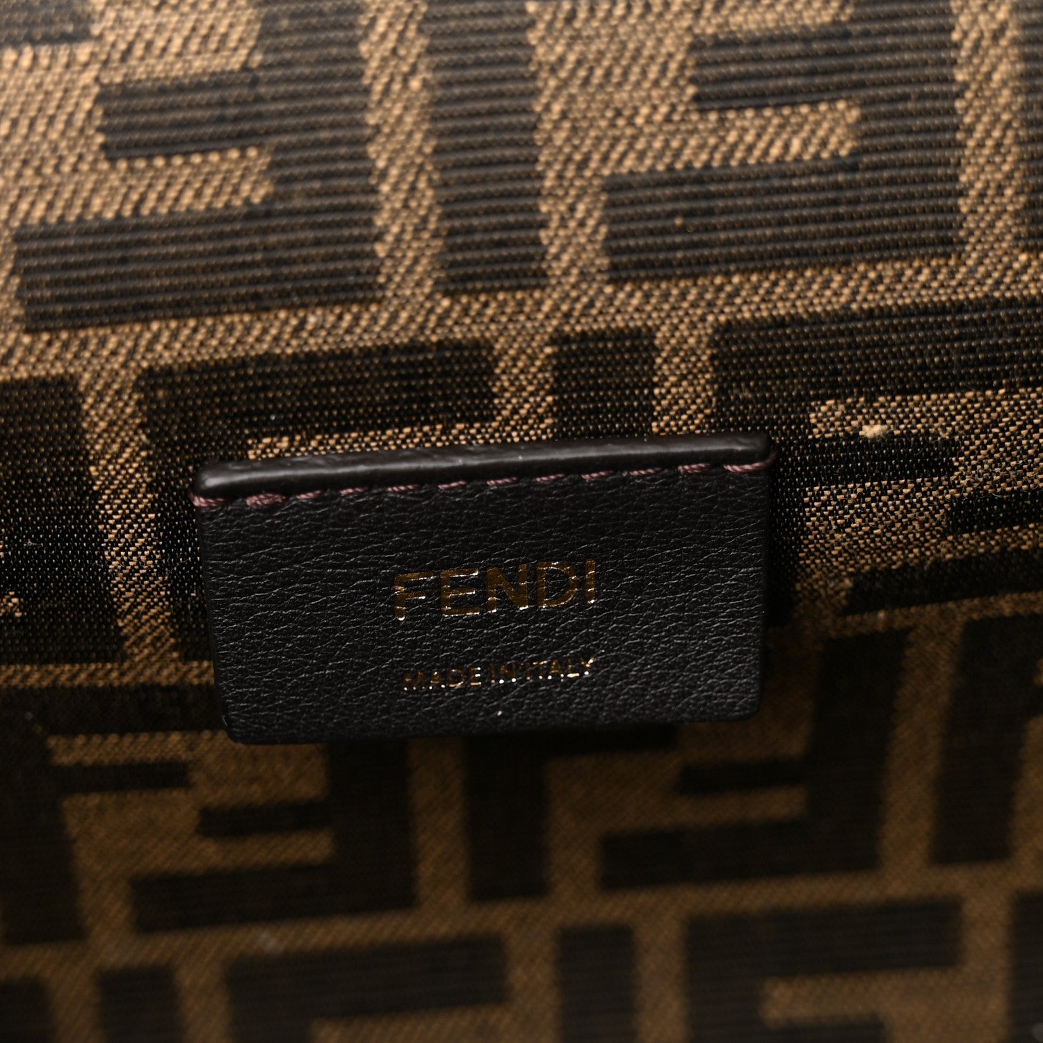 Fendi Shiny Nappa Small Fendi First Black 6 of 9